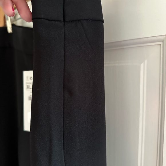 Zara XL blank side zip flowy pants NWT - Picture 4 of 5